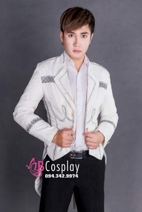 Áo Vest Nam Đuôi Tôm Trắng