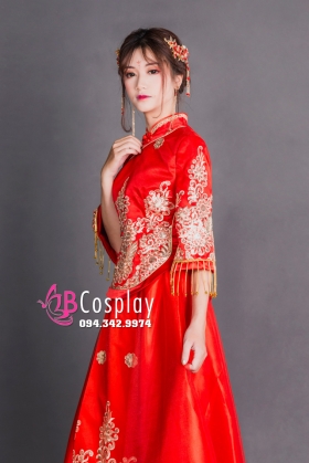 Hỷ Phục Nữ Đính Cườm