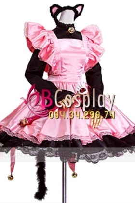 Trang Phục Sakura Đen Hồng