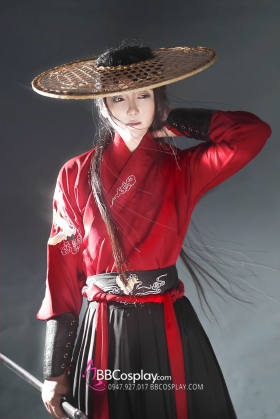 Cổ Trang Hiệp Khách Song Hạc Ý Thiên Đỏ