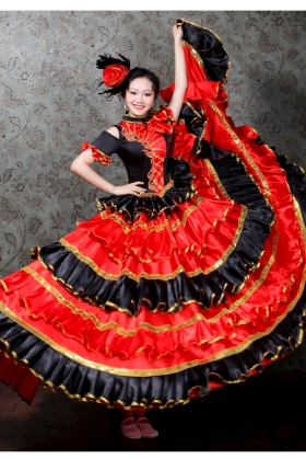 Trang Phục Tây Ban Nha Flamenco