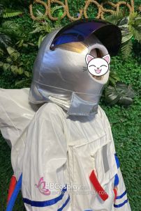 Đồ Phi Hành Gia Trắng Nón Bạc - Astronaut Costume
