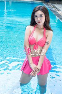 Trang Phục Bơi Bikini Hồng Dạ Quang Fuchsia